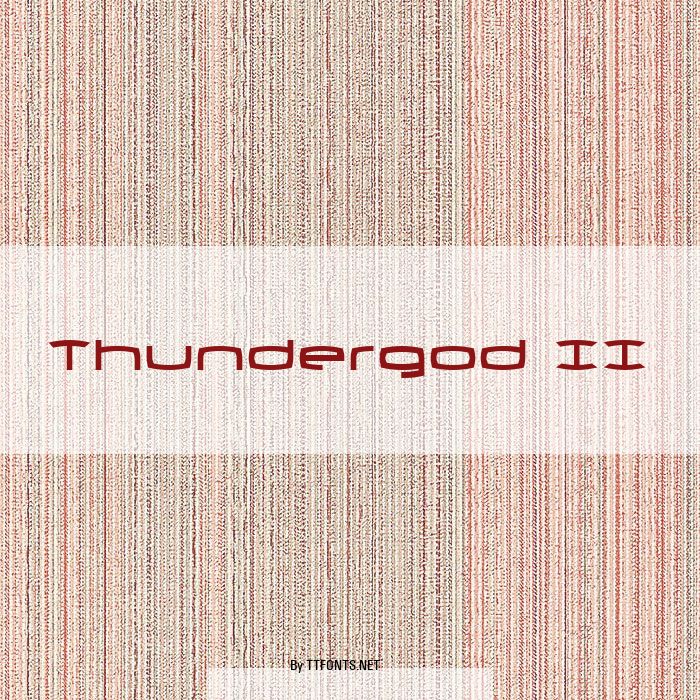 Thundergod II example